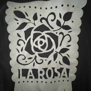 RVCA La Rosa dark Gray Cutout Design